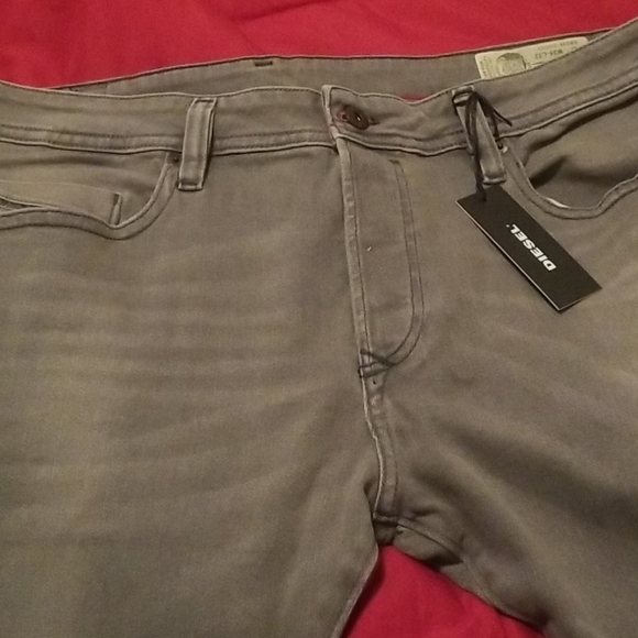 Nwt grey V Diesel jeans - Picture 1 of 3